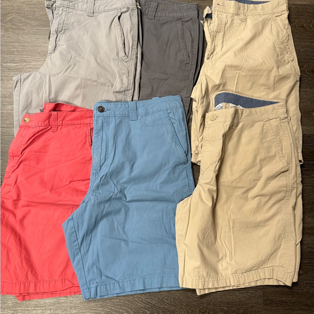 6 pairs of Mens Casual Shorts size 36